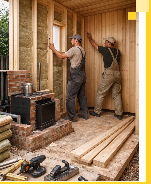 Строительство и установка дачных саун под ключ в Кунгуре