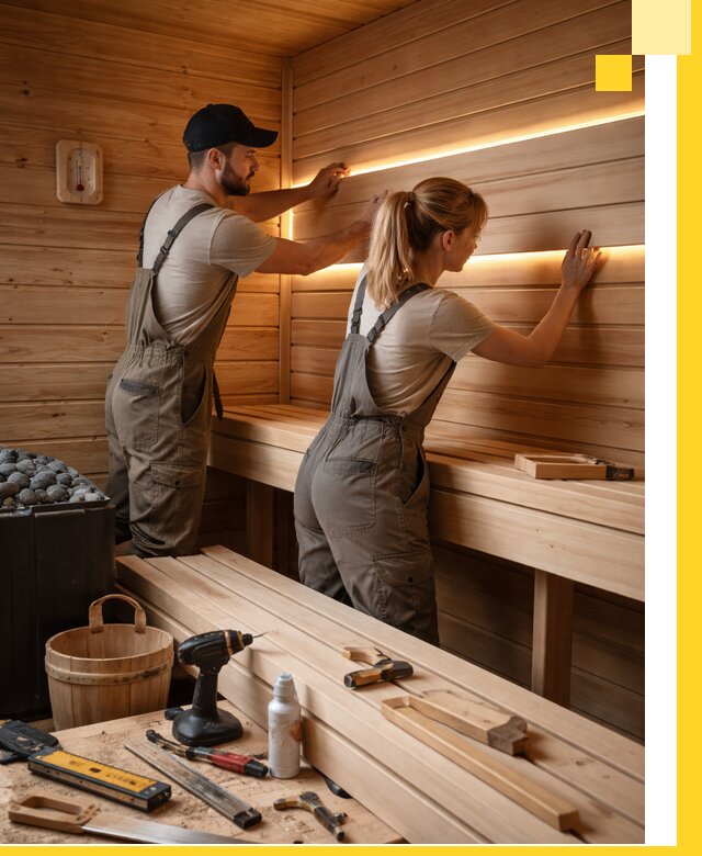 Дизайн саун и бань под ключ с индивидуальным проектом в Кунгуре