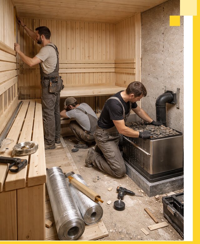 Индивидуальные сауны на заказ в Кунгуре под ключ, проект и монтаж