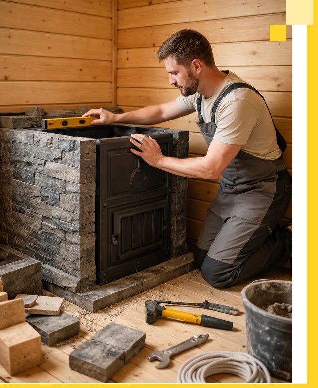 Производство и установка печей для саун под ключ в Кунгуре