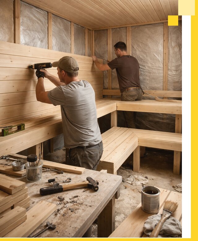 Профессиональная отделка бань и саун под ключ в Кунгуре