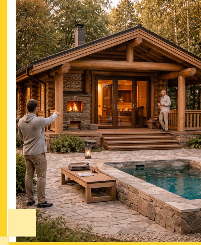 Проекты бань и хамам в Кунгуре от 25640 р. | ЭриданКнг