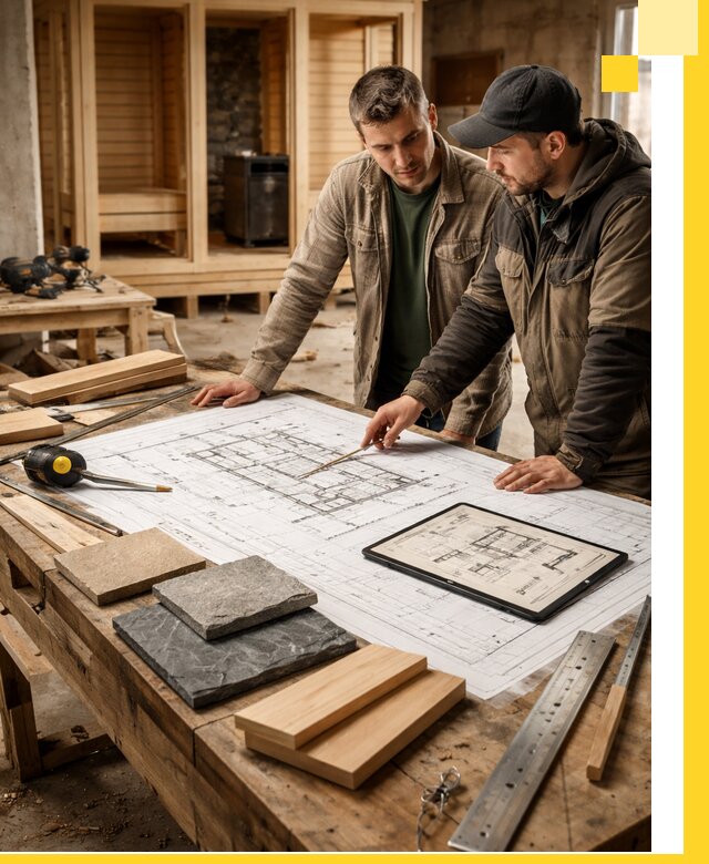 Проекты бань под ключ и планы строительства в Кунгуре