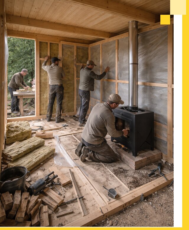 Профессиональный монтаж бань под ключ в Кунгуре для дома