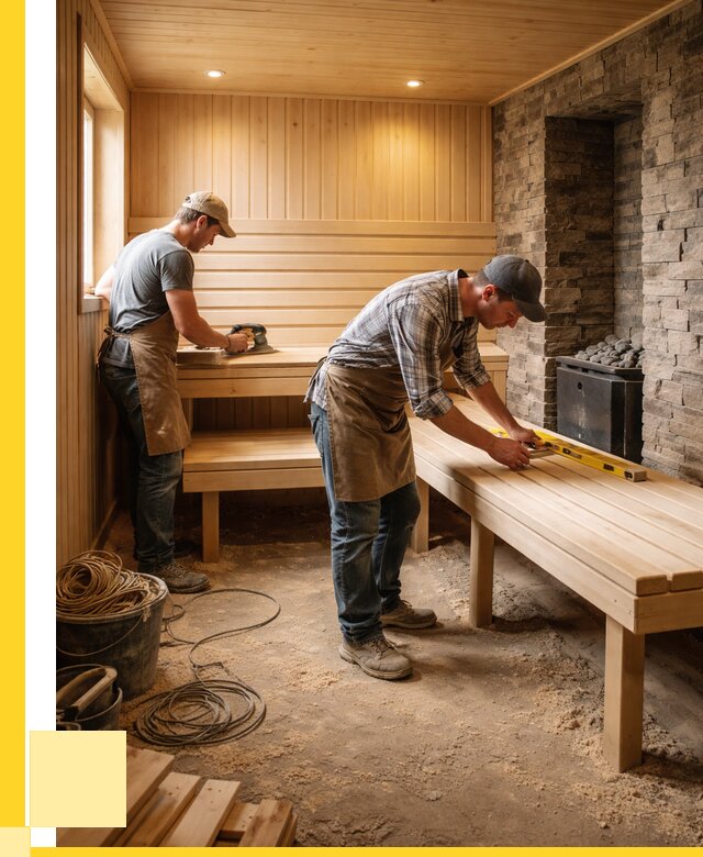 Отделка бани в Кунгуре: внутренняя отделка от 3077 р. | ЭриданКнг