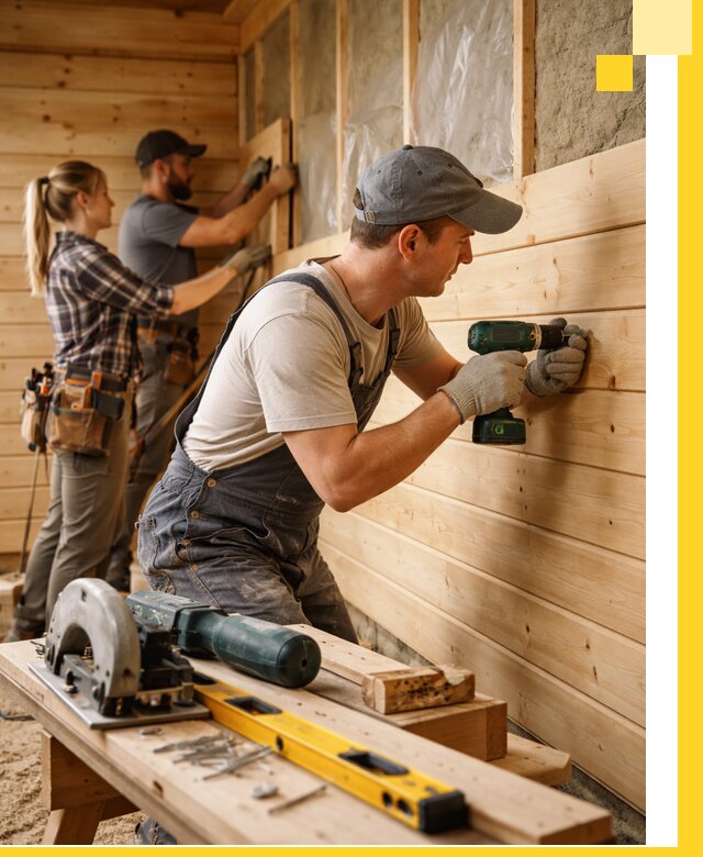 Обшивка бань под ключ в Кунгуре: отделка стен и потолков