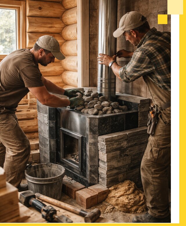 Строительство и отделка русских бань под ключ в Кунгуре