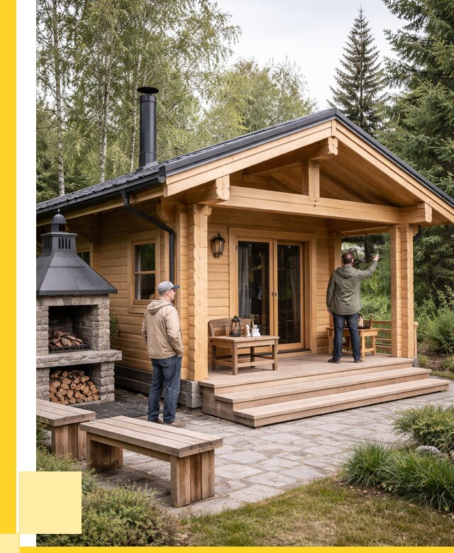 Деревянные бани под ключ в Кунгуре от 461520 р. | ЭриданКнг