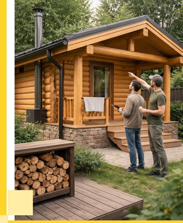 Бани для дачи под ключ в Кунгуре от 256400 р. | ЭриданКнг