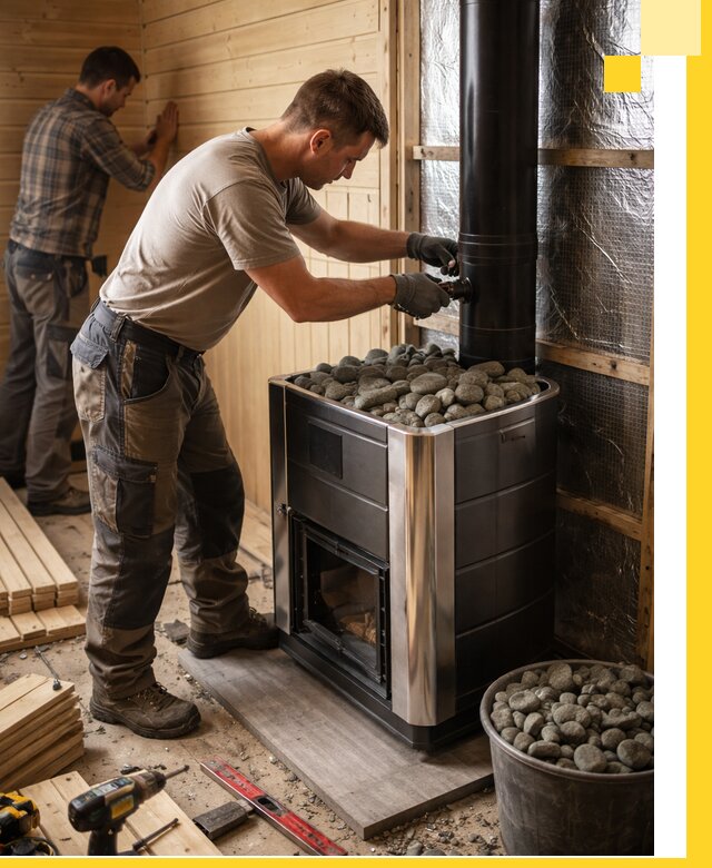 Проектирование и строительство парилок для бани в Кунгуре под ключ