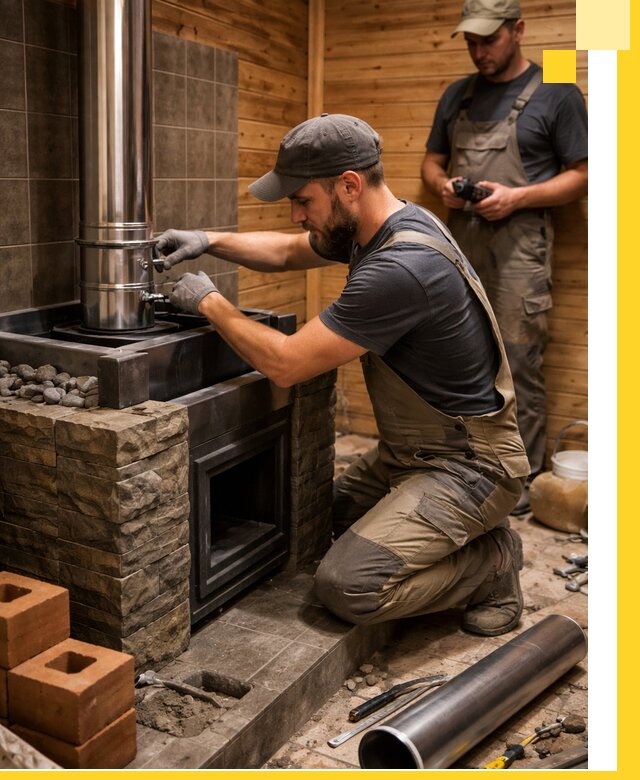 Изготовление и установка банных печей под ключ в Кунгуре