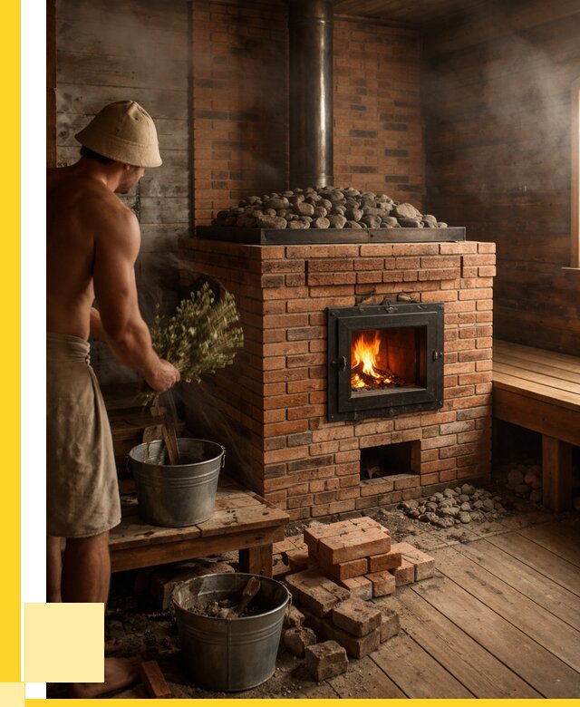 Кирпичные банные печи в Кунгуре от 92304 р. | ЭриданКнг