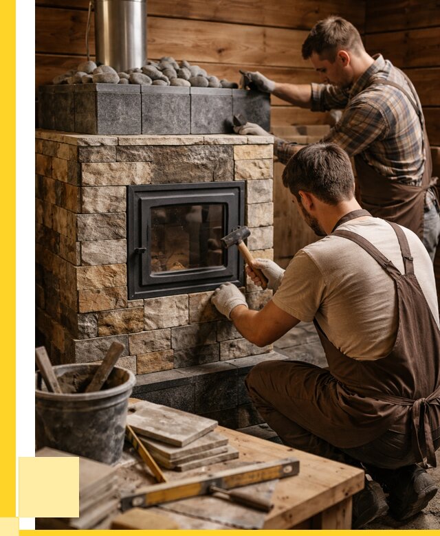 Облицовка банной печи в Кунгуре от 15384 р. | ЭриданКнг