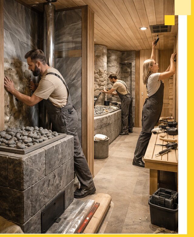 Строительство бань и SPA процедур в Кунгуре под ключ и отделкой