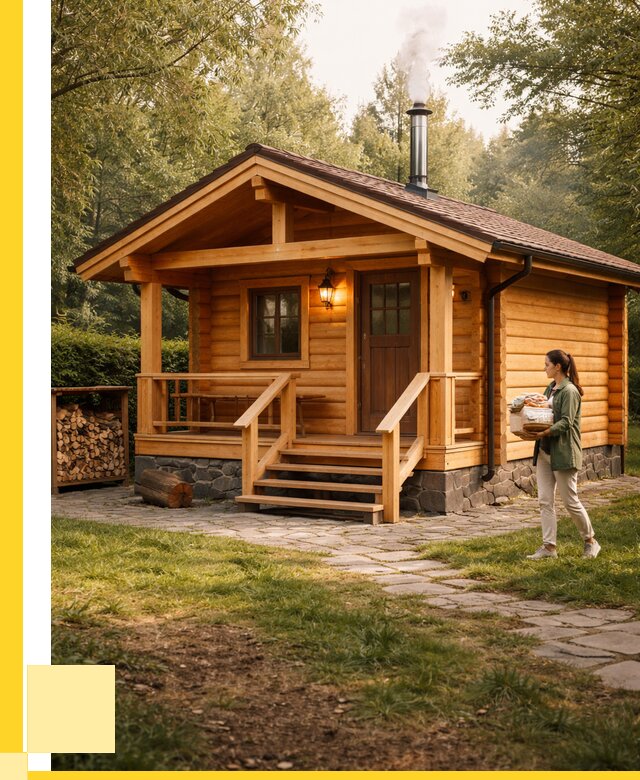 Купить баню под ключ в Кунгуре от 666640 р. | ЭриданКнг