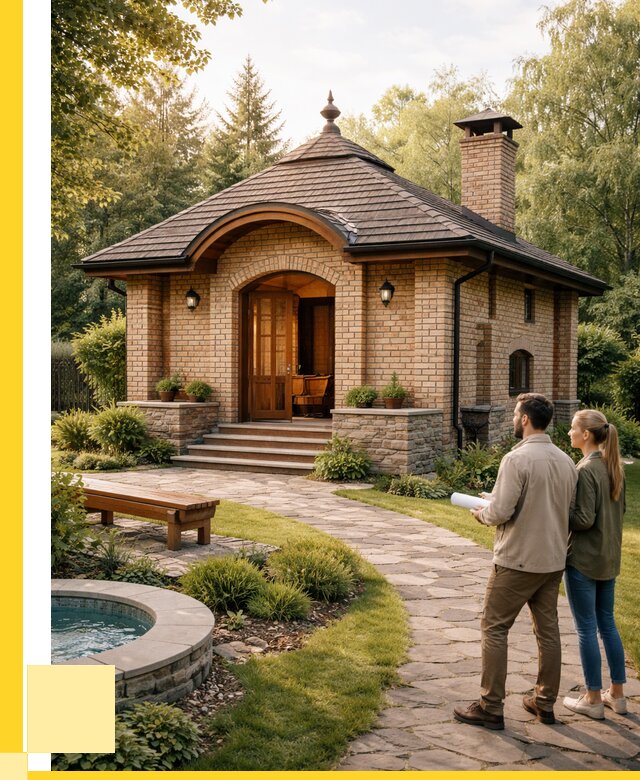 Проект кирпичной бани в Кунгуре от 30768 р. | ЭриданКнг