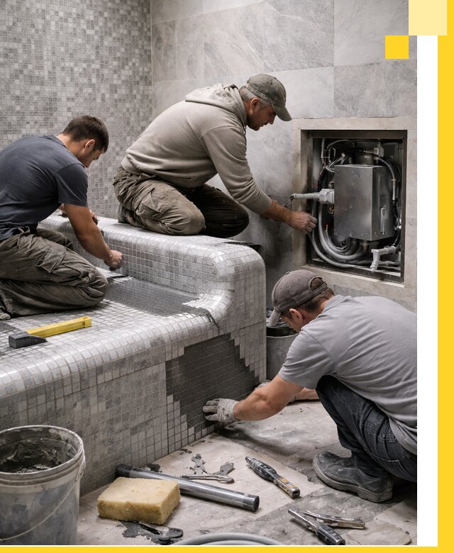 Проекты хамамов под ключ в Кунгуре и дизайн и строительство