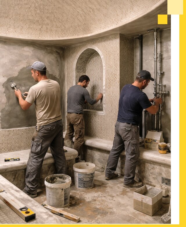 Профессиональный монтаж хамамов под ключ в Кунгуре с гарантией