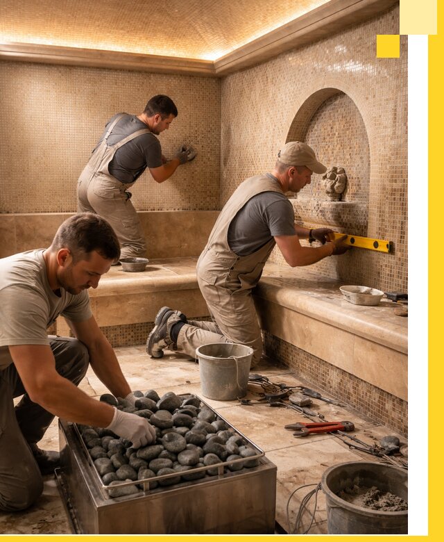 Проектирование и строительство хамама и сауны в Кунгуре